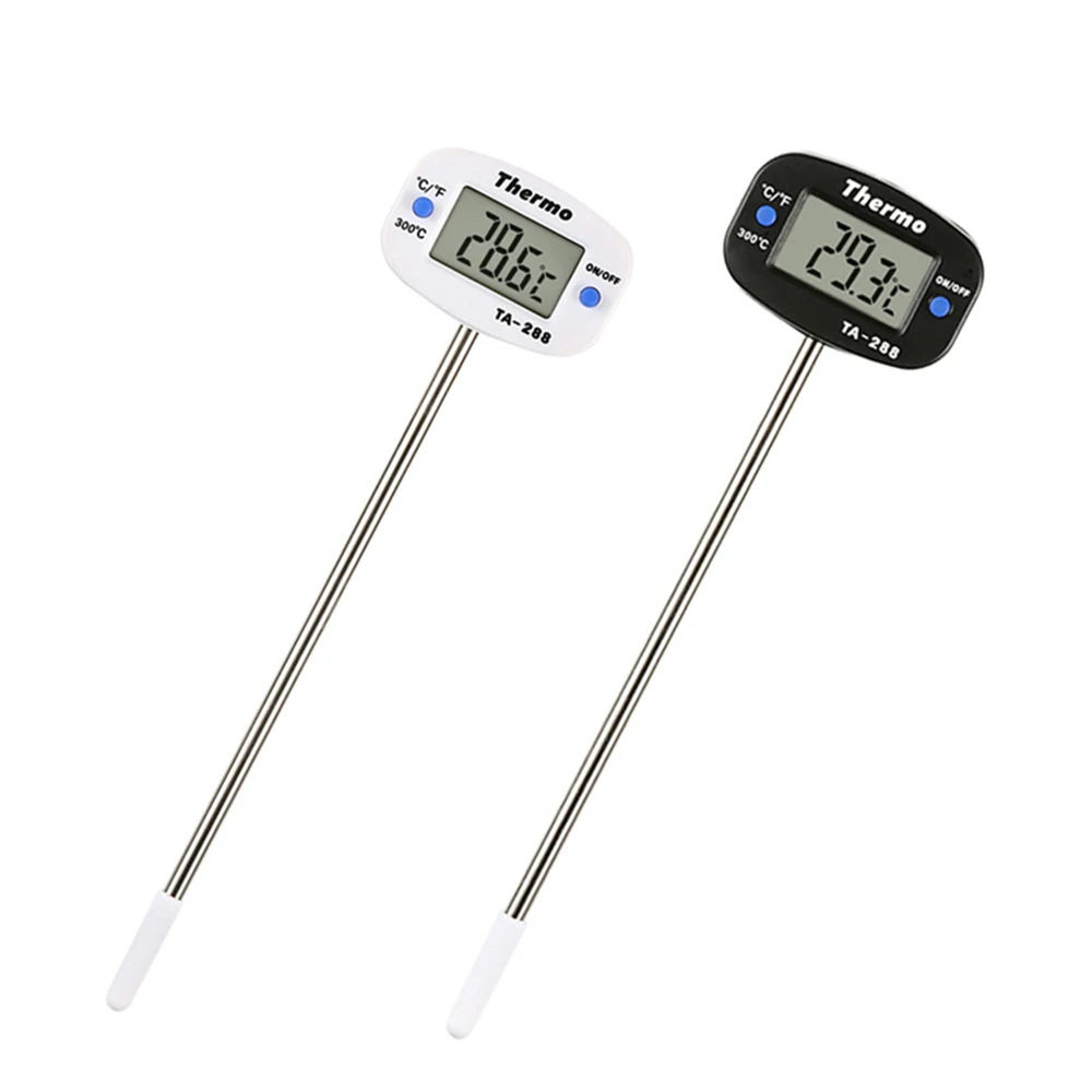 BBQ Meat Thermometer Rotatable Digital Food Thermometer Chocolate Oven Milk Water Oil Kitchen Cooking Electronic Probe Test