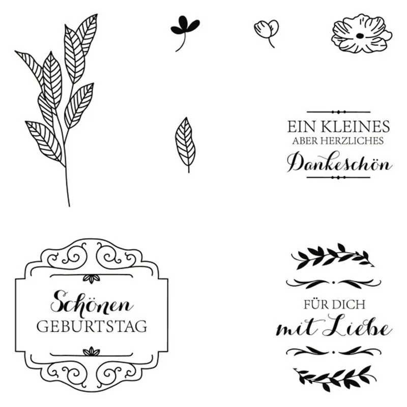 

German Metal Cutting Dies and Stamps Set Stencil Scrapbooking Template Photo Album Cards Paper Embossing Craft DIY Dies German