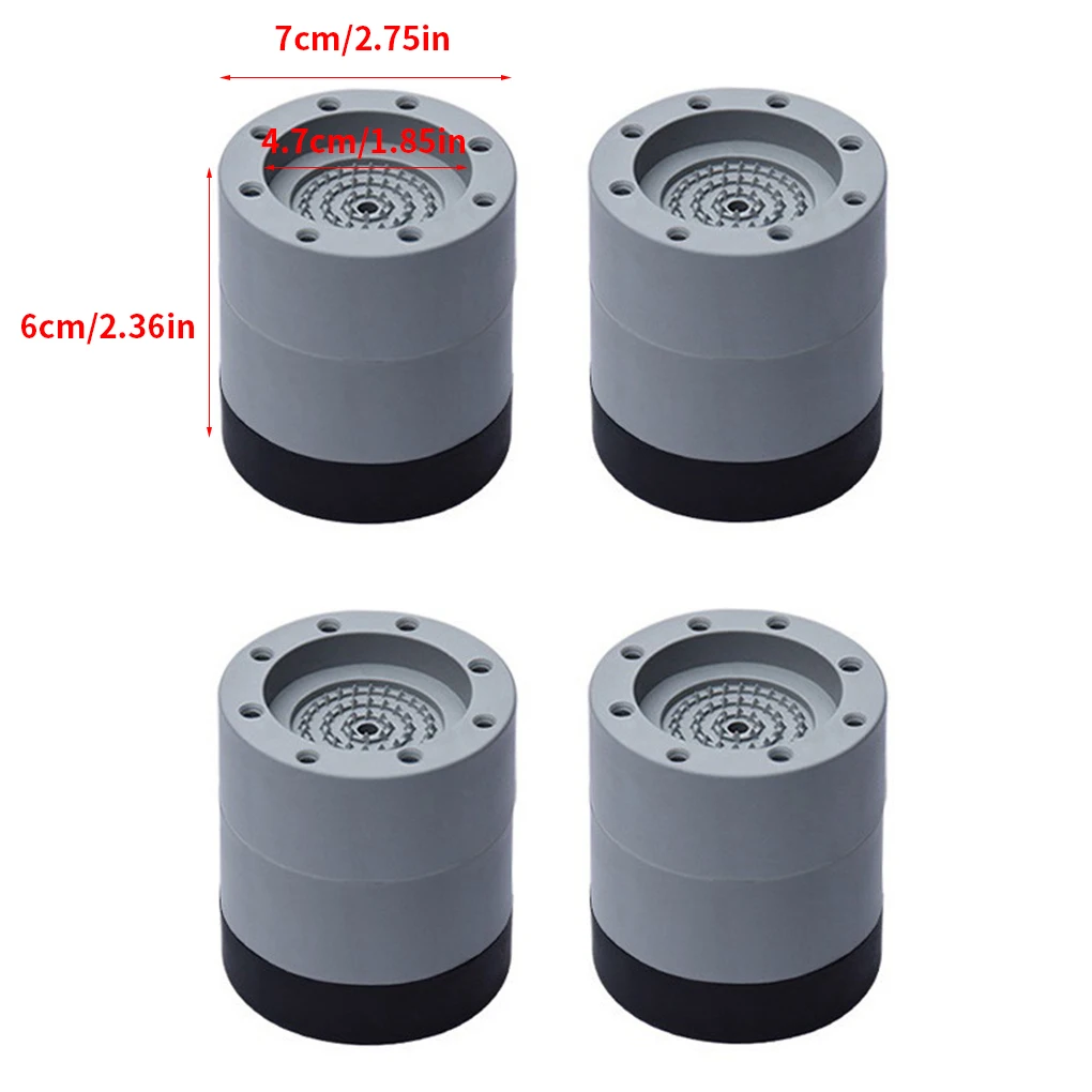 4 шт. Нескользящие резиновые подставки для стиральной машины|Подкладки под