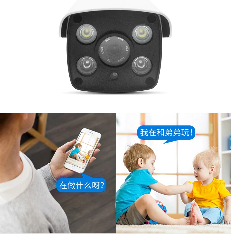 

Wireless Surveillance Wifi IP Camera Security CCTV Outdoor Wifi 360 Video Waterproof Camera Webcam Google Smart Home