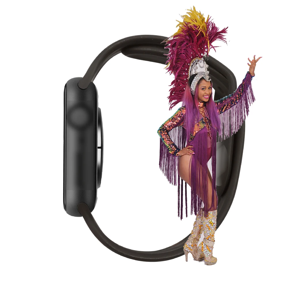Смарт-часы Smochm Samba IWO 11 Pro Bluetooth GPS серия 5 1:1 8 обновленные спортивные для Apple iPhone Android