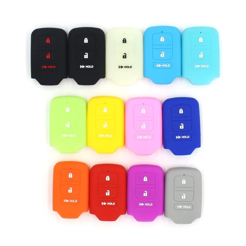 Чехол для автомобильного ключа с 3 кнопками силиконовый резиновый чехол honda Gienia