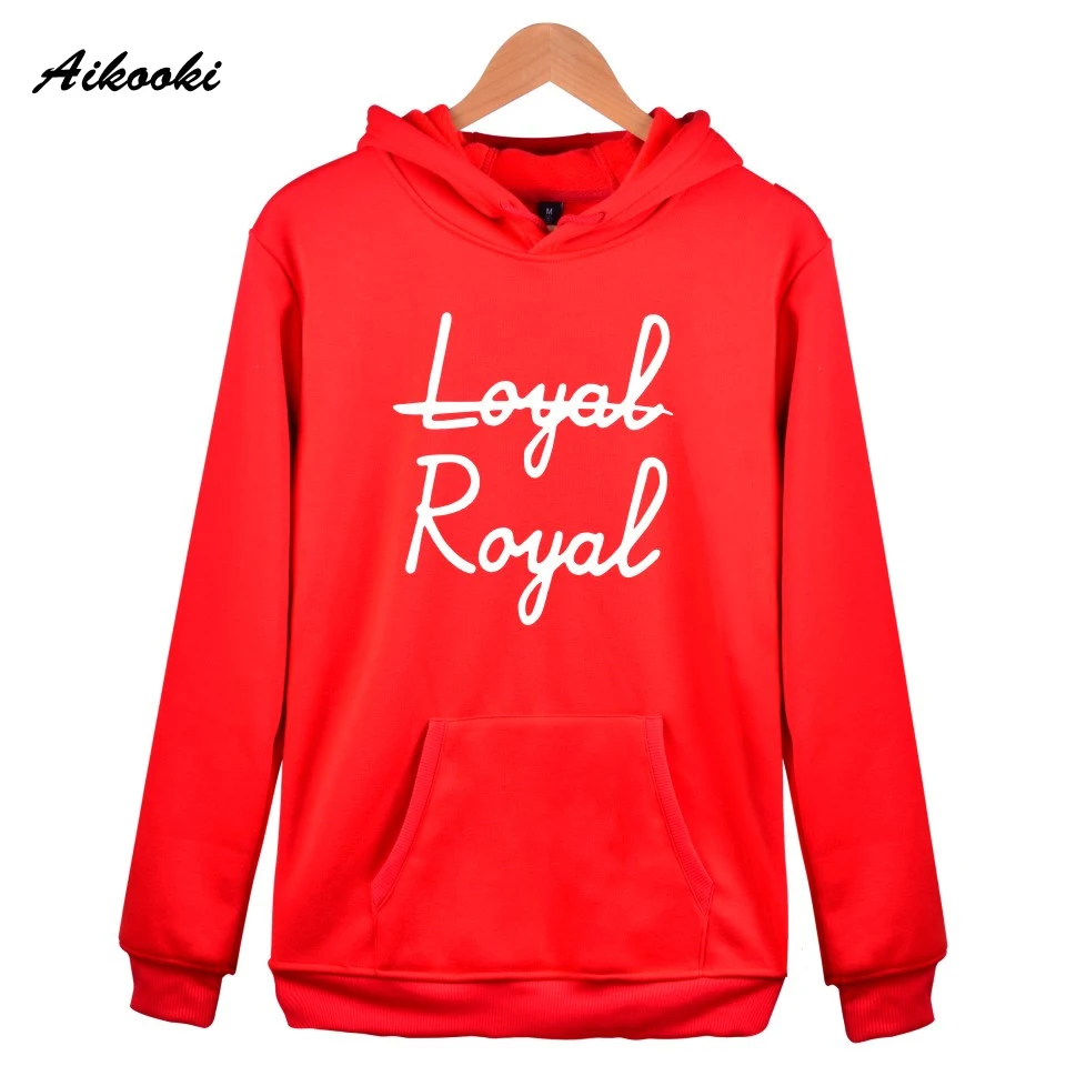 

Aikooki Loyal Royal hoodiesSweatshirts Men Women Hooded Loyal Royal hoodies Unisex Pullovers Tops Mens Hooded Hip Hop