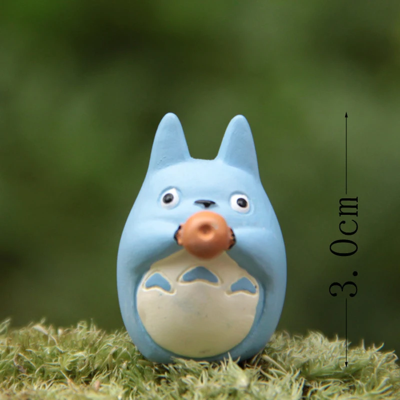 Kawaii Totoro игрушки Miyazaki Hayao My neighter Satsuki Mei деревянная Сова ПВХ фигурка Коллекционная