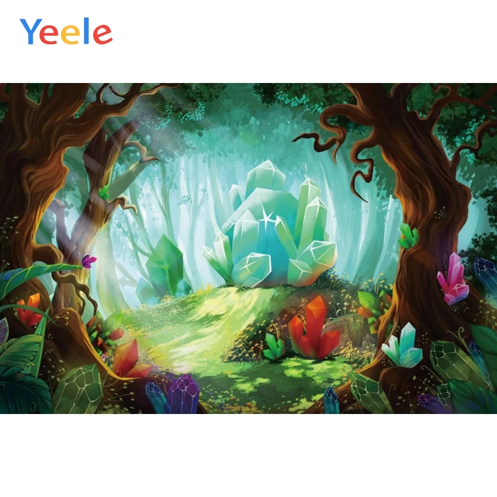 

Фон для фотосъемки новорожденных с изображением страны чудес леса