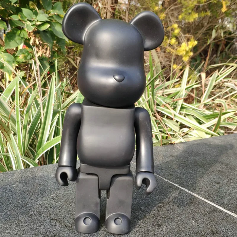 400% Bearbrick медведь @ кирпич экшн фигурки игрушки ПВХ 28 см модель сделай сам красные