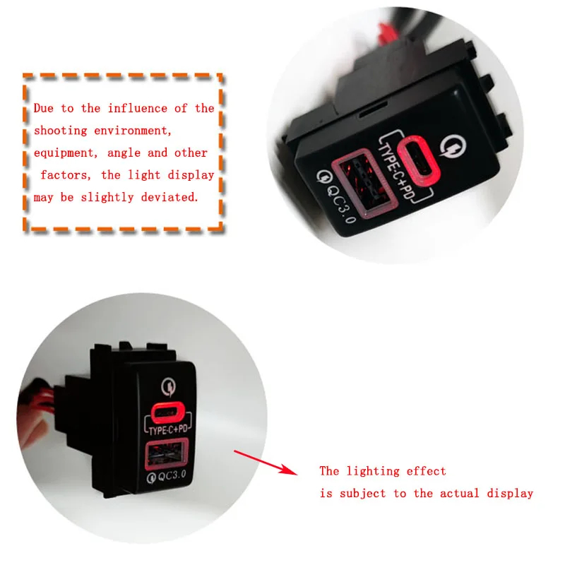 Быстрое зарядное устройство для автомобиля 1 шт. USB-разъем быстрой зарядки |