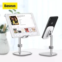 baseus upgrade adjustable phone holder no slip stable desk mobile phone stand for iphone 12 11 xr samsung xiaomi huawei tablet