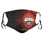 Маска для лица Россия ЦСКА с Московским футбольным клубом модная Тканевая маска для детей Мужская Женская Пылезащитная Ветрозащитная маска многоразовая Моющаяся