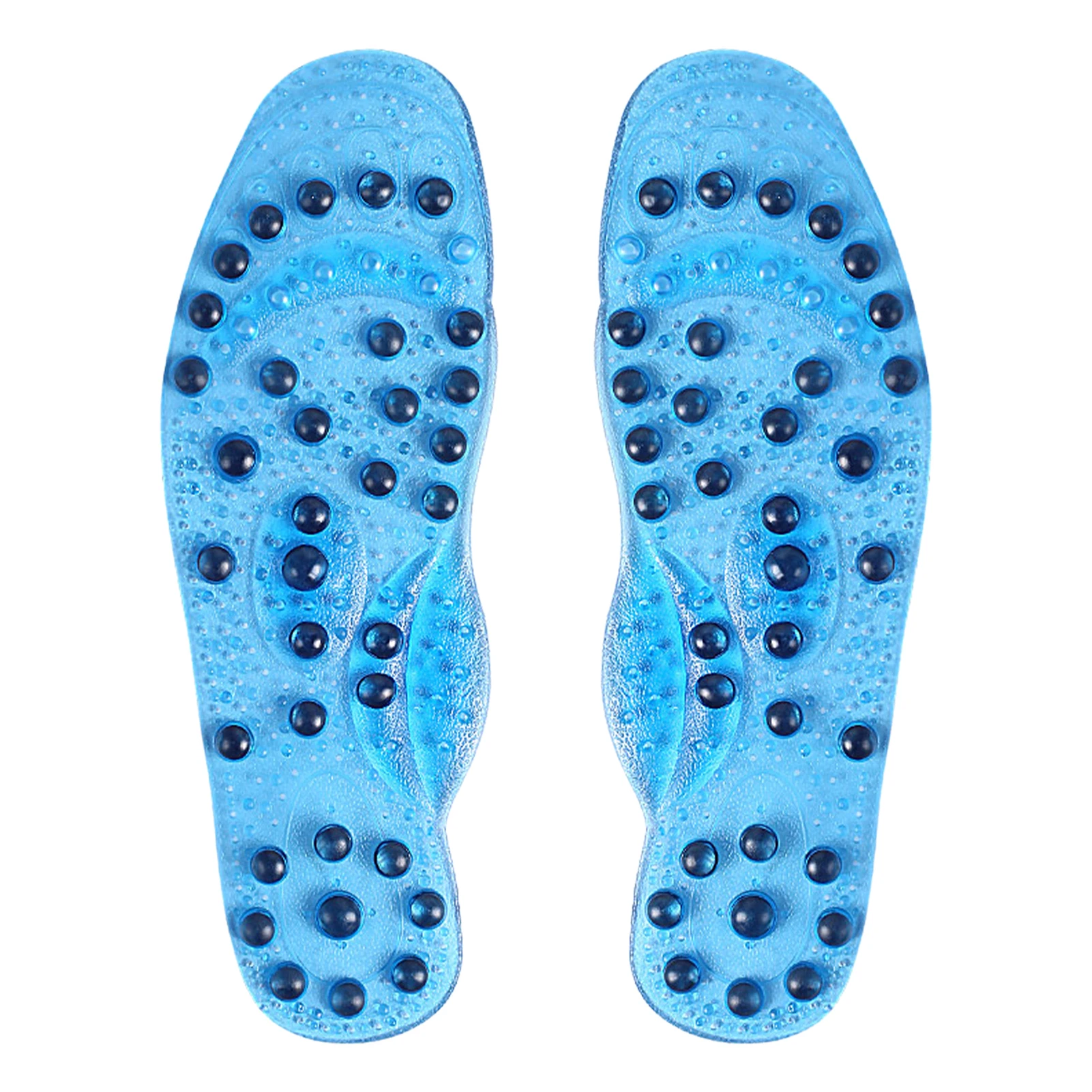 

1pair Men Women Breathable Shock Proof Magnetic Insoles Foot Massage Cutable Comfortable Washable Sports Insert Arch Support