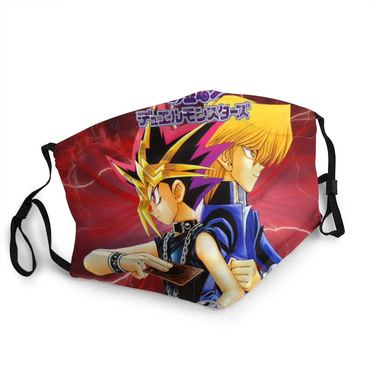 

Маски с узором Yu Gi Oh, многоразовые маски, противотуманные и пылевые маски, защитные маски с фильтрами, респираторные маски