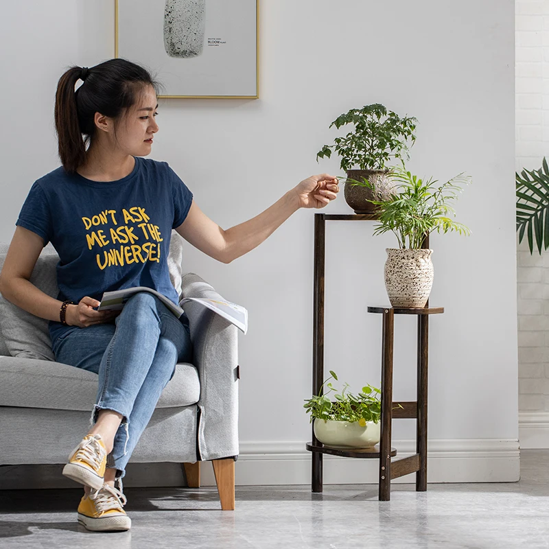 Утолщенная и утолщенная полка для цветов гостиной полированная поверхность