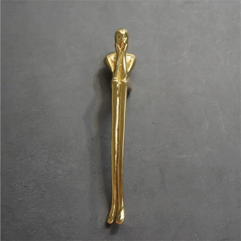 1 шт. чистый Медь олень Портрет с выдвижными ящиками дверная ручка для шкафа шкаф