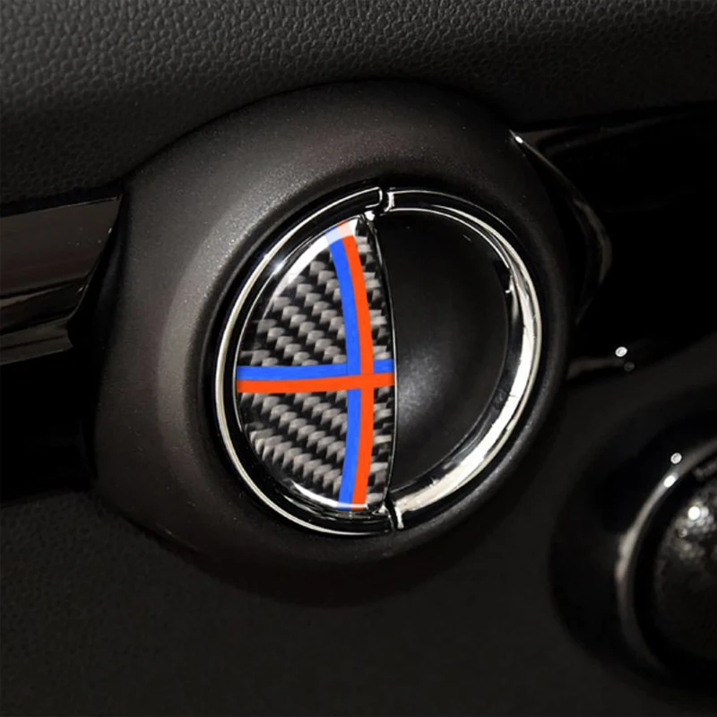 Tefanball 4 шт. для Mini Cooper F55 Clubman F54 Countryman F60 аксессуары для интерьера из углеродного волокна дверная ручка Накладка наклейки