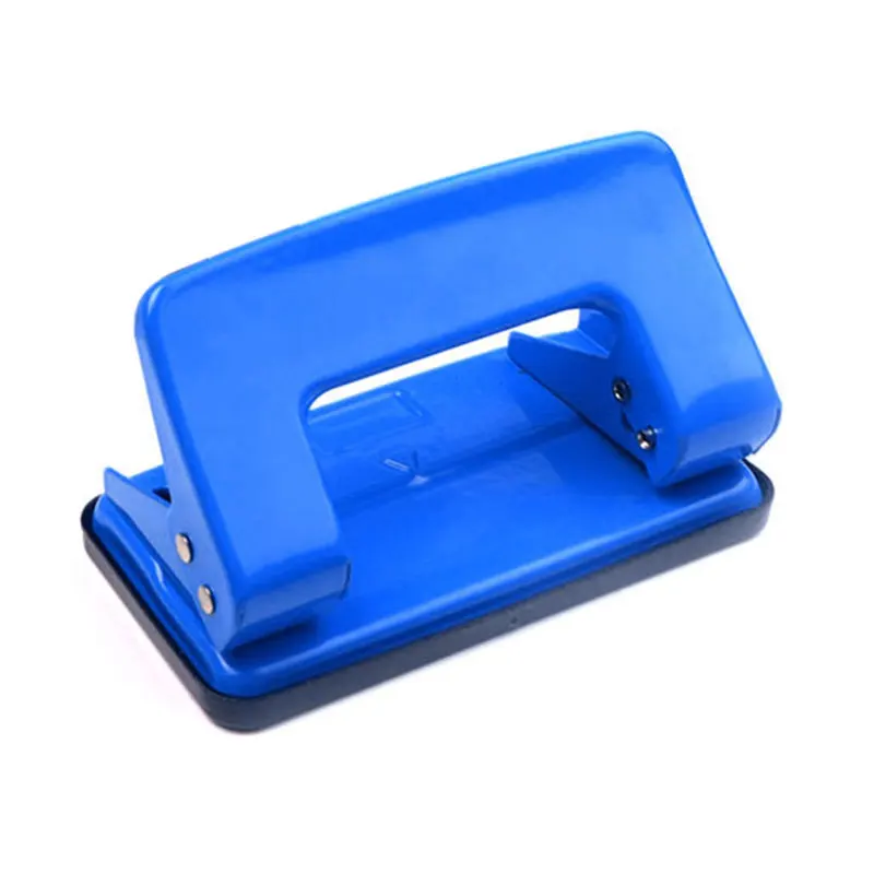 

Portable 2-Hole Paper Punch Handheld Loose Leaf Metal Hole Puncher DIY Notebook Scrapbook Diary Binding Office School Stationery