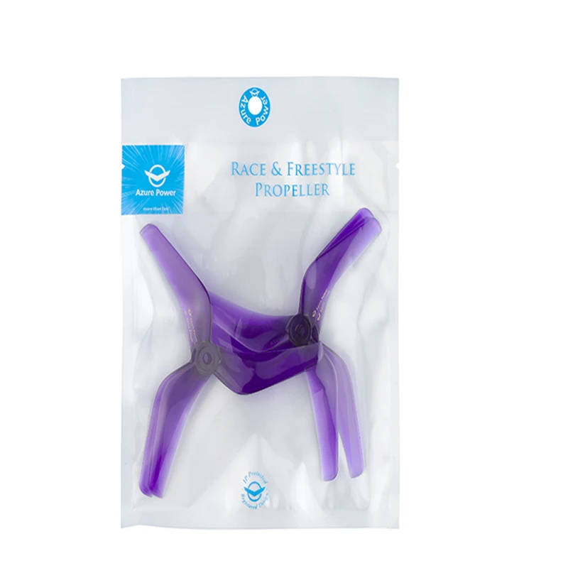 

2 Pairs AZURE POWER LCP Series 5140 5 Inch 3-blade CW CCW LIGHT CONTROL Propeller for FPV Racing RC Drone Spare Parts RC Parts