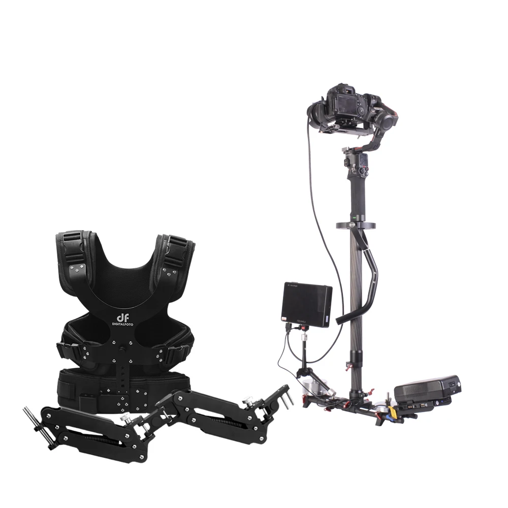 Шарнирный жилет THANOS PROII steadycam с пружинным рычагом и балансирующим весом совместим