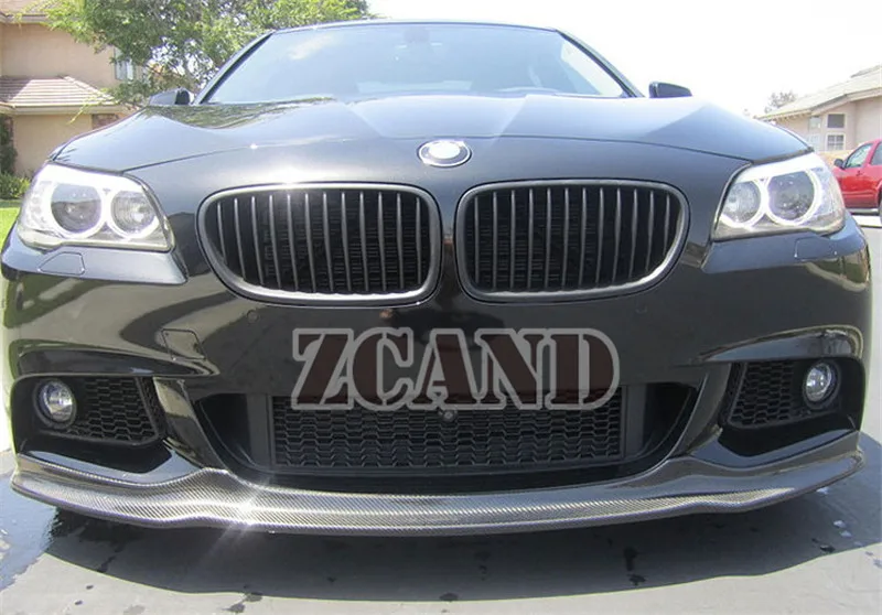 Передний спойлер из углеродного волокна AK Style для BMW 5 SERIES F10 MTech Msport Бампер