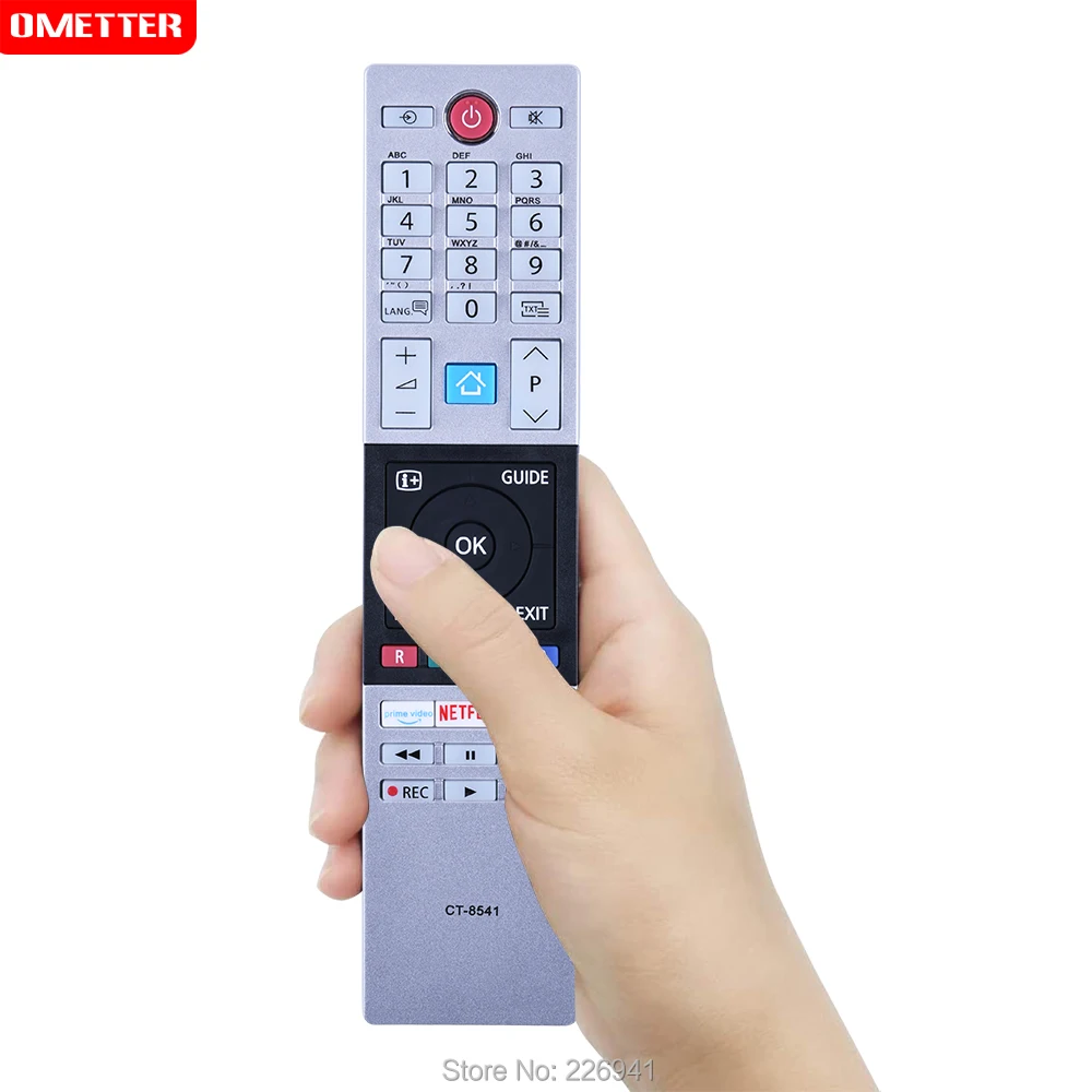 Подходит для Toshiba remote control CT-8541 LED TV 50U6863DB 65U6863DB 24/32/39/40/43/48/49L2863DB 32/39/40/43/49L3863DB |