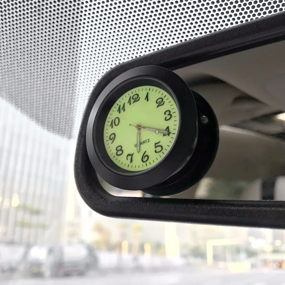 Светящиеся автомобильные часы зажим на вентиляцию украшение освежитель воздуха