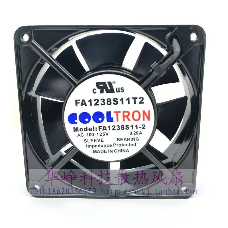 COOLTRON FA1238S11T2 AC 100-125 В 0.20A 120x120x38 мм вентилятор охлаждения сервера - купить по