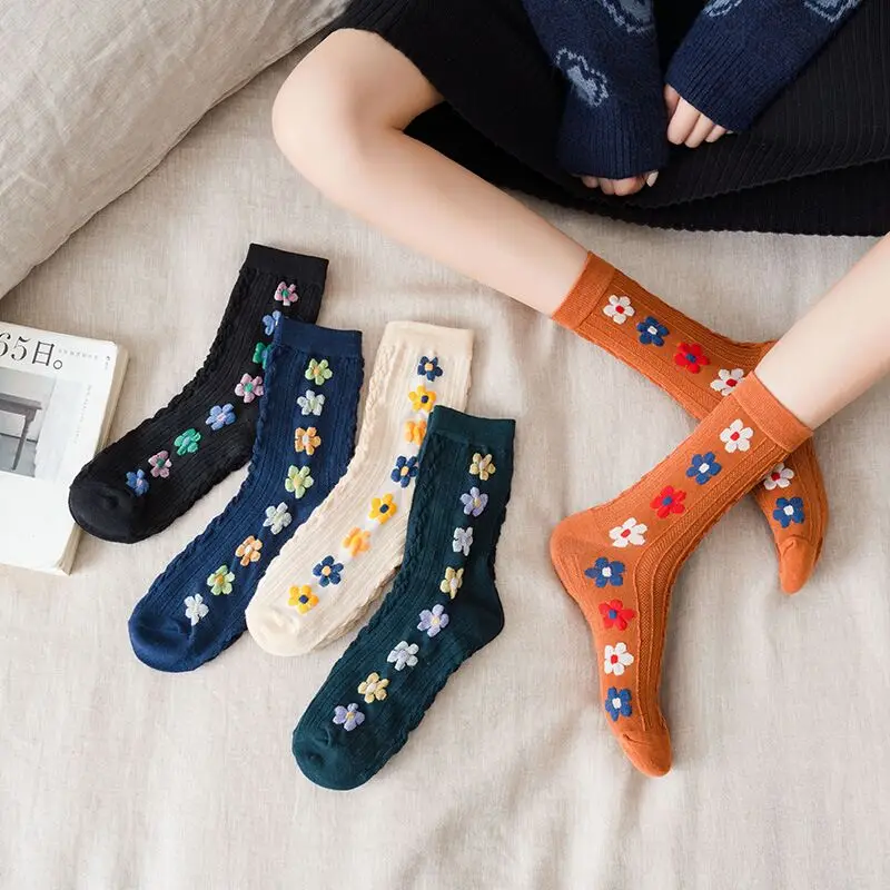 

Women's socks, net red socks, cotton casual socks, spring, autumn and winter fashion, ladies socks, student socks