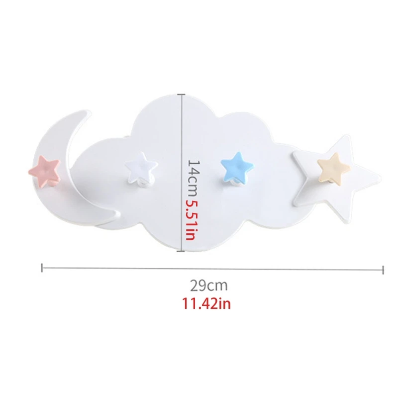 

X7AB Creative Hook Free Punching Hooks Cute Shapes Hooks