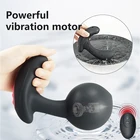 Анальная пробка, МОЩНАЯ ВИБРАЦИЯ, огромный надувной вибратор, анальная пробка с дистанционным управлением, массаж простаты, Анальный расширение фаллоимитатора, интимная игрушка