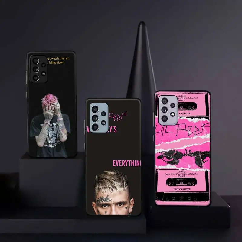 

Lil peep Phone Case For Samsung A22 A41 A42 A51 A52 A71 A50 A21S S10 S20 S21 Plus Fe Ultra