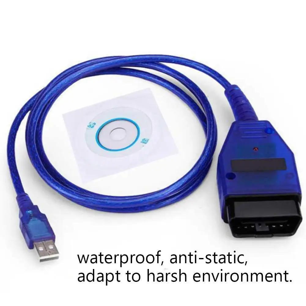Car USB Vag-Com Interface Cable KKL VAG-COM 409.1 OBD2 II OBD Diagnostic Scanner Auto Aux | Автомобили и мотоциклы