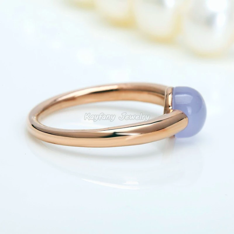 2021 Real Charm Jewelry 4 Colour Round Big Crystal Rose Gold Plated Wedding Rings For Women Party Gifts Surprise Price |