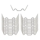 Набор из 25 крепежных зажимов из нержавеющей стали для теплицы, проволочные зажимы W типа для почти всех теплиц в алюминиевой раме