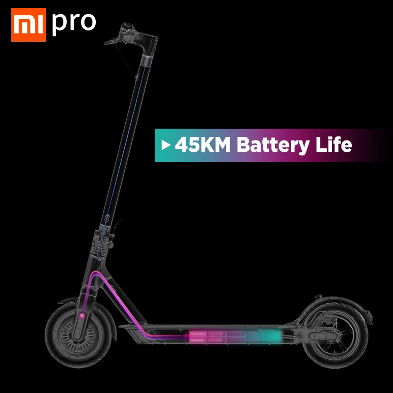 Xiaomi mi Pro Электрический скутер Smart-E скутер скейтборд mi ni складной Ховерборд Лонгборд для взрослых 45 км батарея с mi home APP