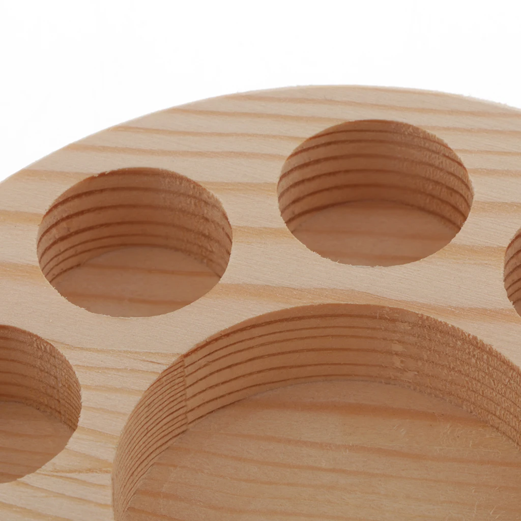 

10Slot Wood Essential Oil Box Case Organizer Rack for Storage Display Stand Tray