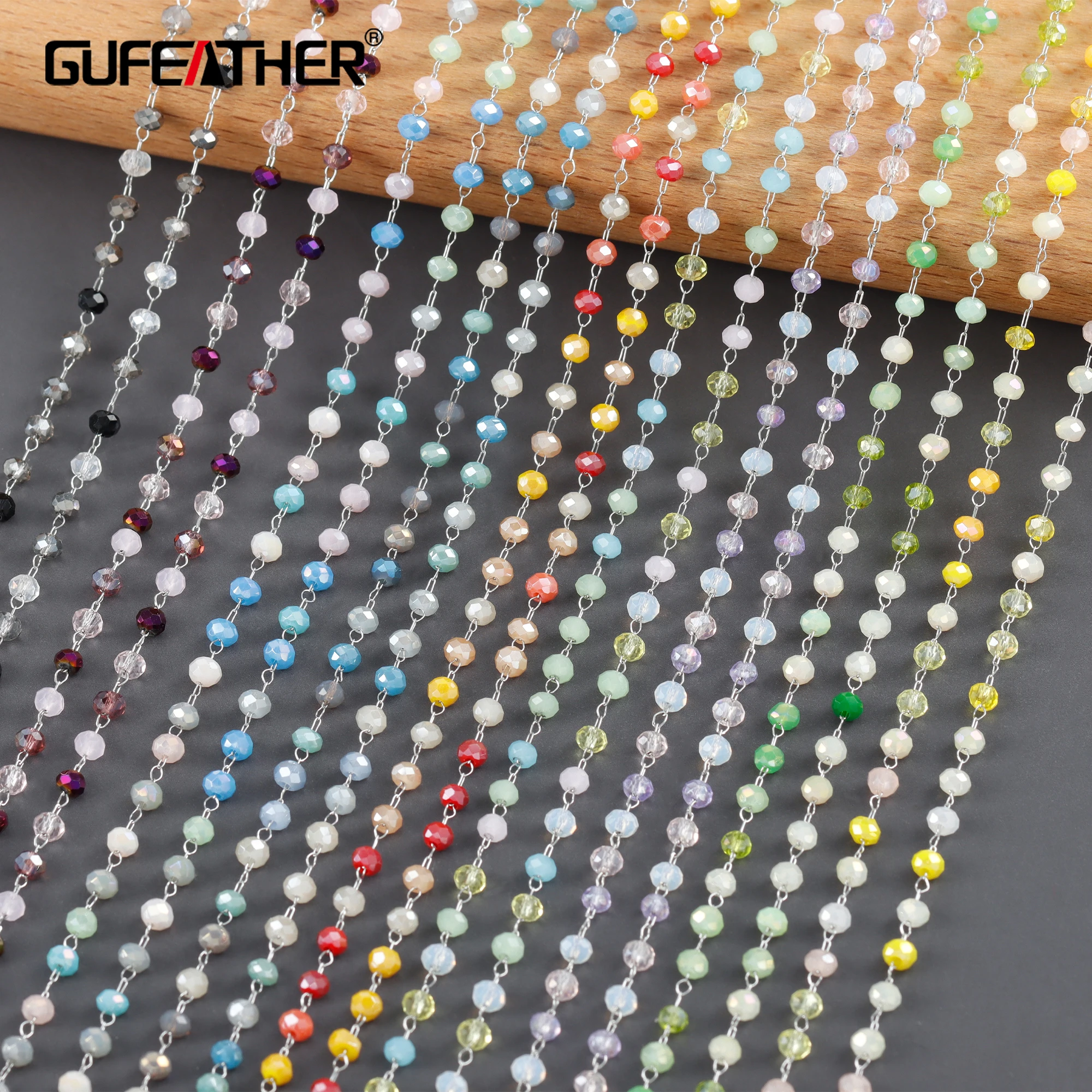 

GUFEATHER C252,diy chain,stainless steel,plastic beads,jewelry findings,charms,jewelry making,diy bracelet necklace,1m/lot