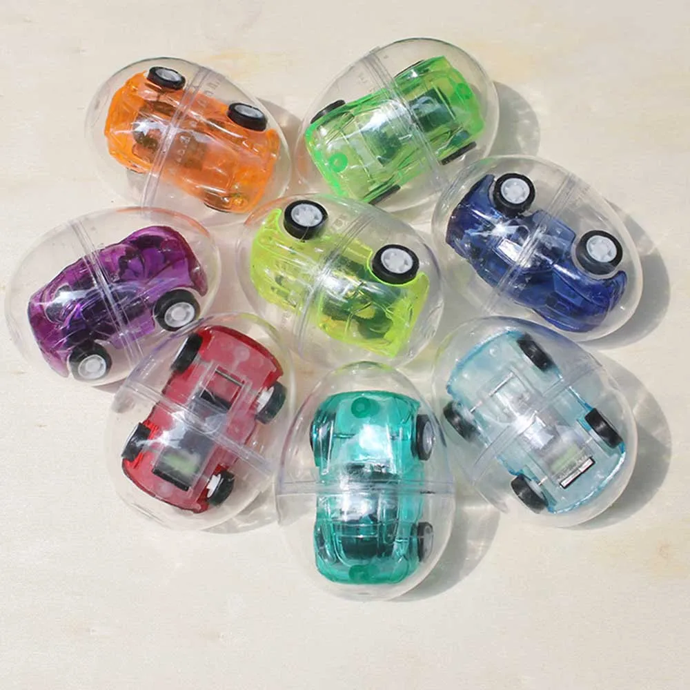 Прозрачный пластиковый шар сюрприз капсулы игрушка с изнутри разные автомобили