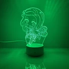 3D ночник с фигуркой рассекающего демонов камадо незуко, акриловый аниме светильник для манги, детский подарок, украшение для спальни, настольная лампа Kimetsu No Yaiba