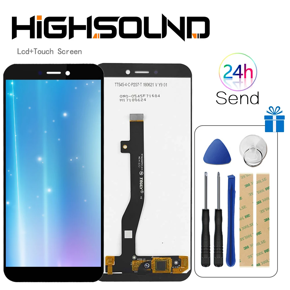 Черный 5 'для Oukitel WP5 ЖК дисплей + сенсорный экран дигитайзер сборка запчастей