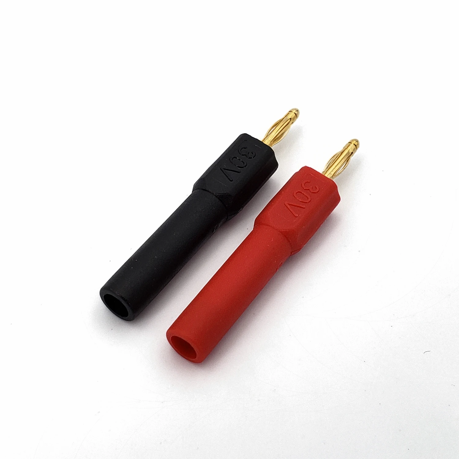 10 шт. позолоченный 2 мм мини штекер банан к 4 гнездовой разъем