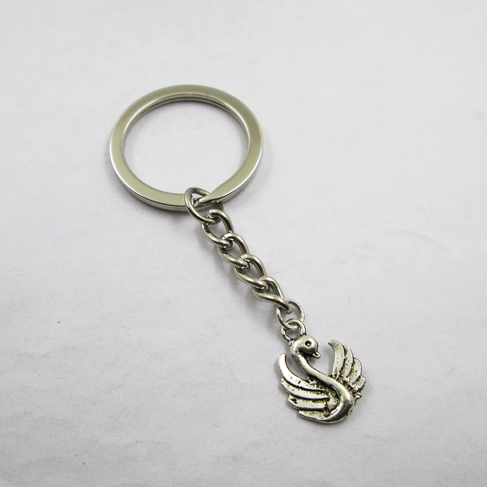 Брелок с подвеской Лебедь 17x13 мм 3 шт./лот брелок лучшей оборкой подарок на день