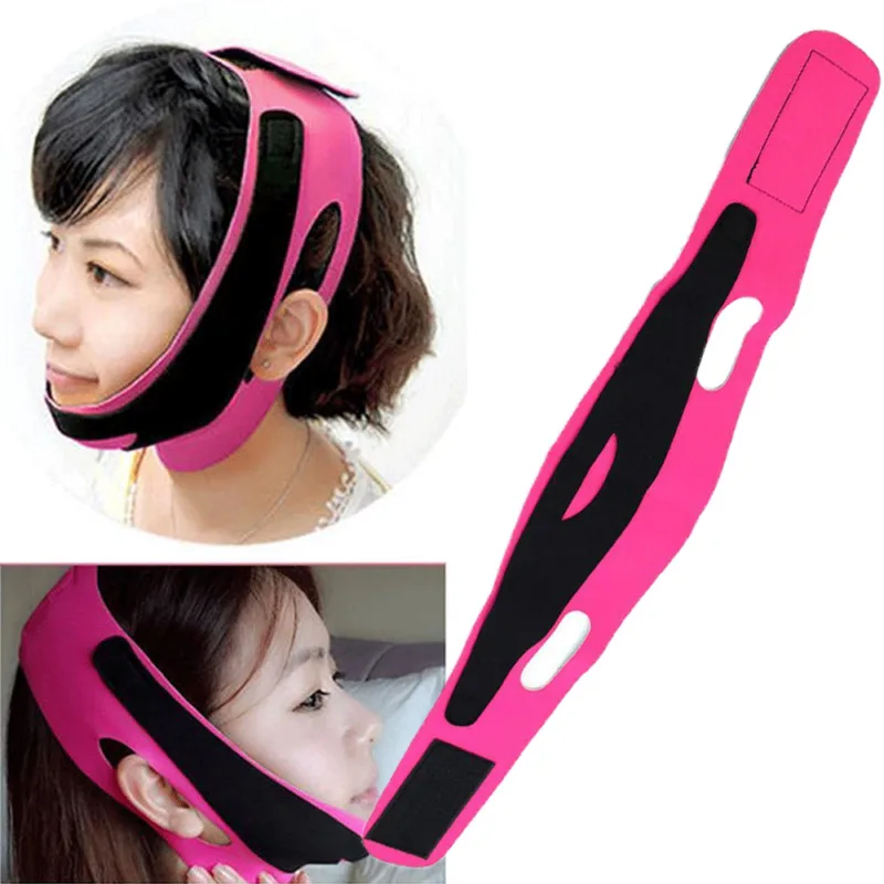 Chin Cheek Lift Up Massage Slimming Slim Mask Thin Belt Strap Band V Face Shaper | Дом и сад