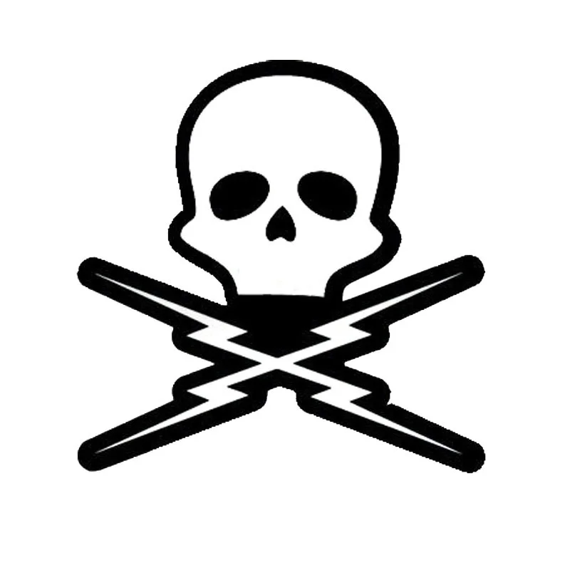 15*15 2 см защита от смерти череп компьютерные наклейки светоотражающие виниловые