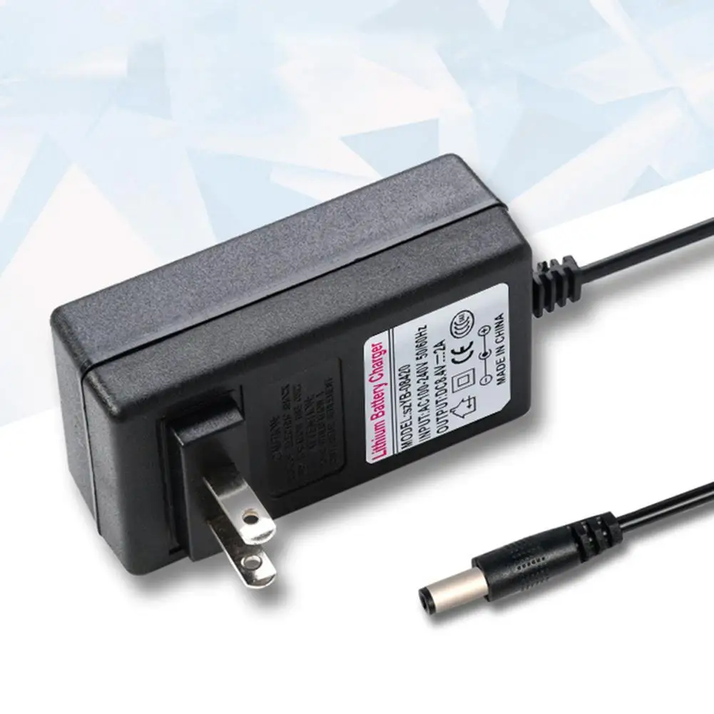 

Converter Adapter Charger DC 21V/1A 8.4V/2A 12.6V/2A 16.8V/1A AC 100-240V 18650 Liti Battery Charger Power Supply US Plug
