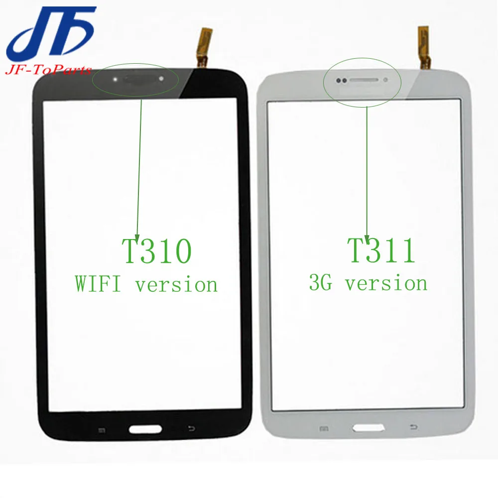 10 шт. сменная сенсорная панель для Samsung Galaxy Tab 3 8 0 T310 / T311 сенсорный экран