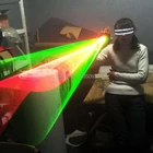 Бесплатная доставка, праздничные светодиодные перчатки, зеленые, красные Лазерные мужские перчатки, перчатки для лазерного шоу с 2 вращающимися вихревыми рейвами для вечерние ринки