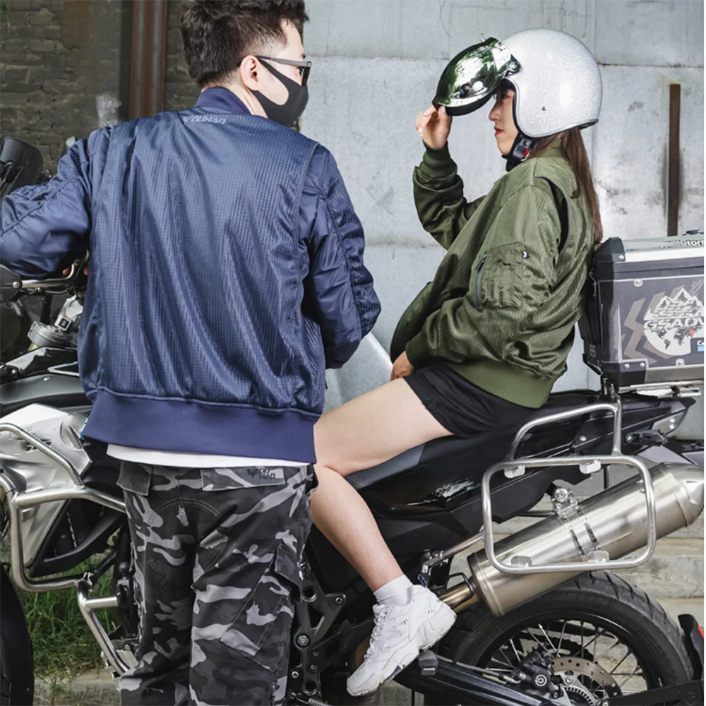 

DUHAN Motorcycle Jacket Men Breathable Mesh Moto Motocross Off-Road Racing Jacket Casual Jaqueta Motociclista