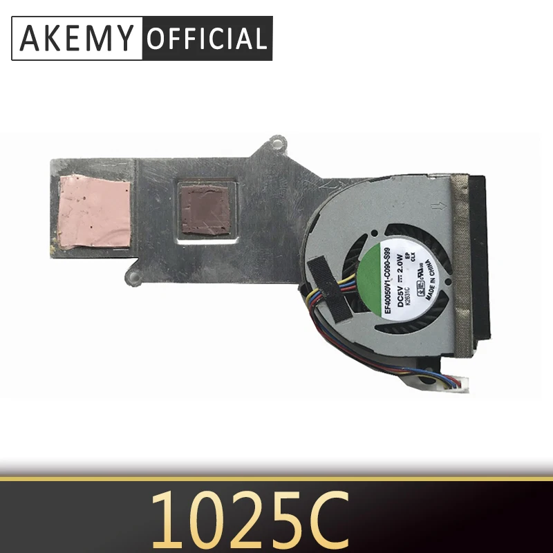 Akemy для Asus Eee PC 1025C ноутбук процессор охлаждения радиатора и вентилятора 13GOA3F1AM020-10