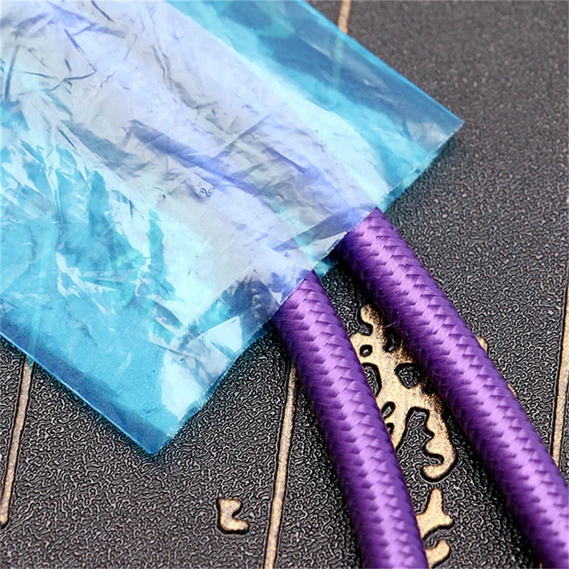 100 PCS/pack Tattoo Machine Clip Cord Sleeve Bag Covers Plastic Blue Disposable Hook Line Bag Hygiene Safe Protection Bag