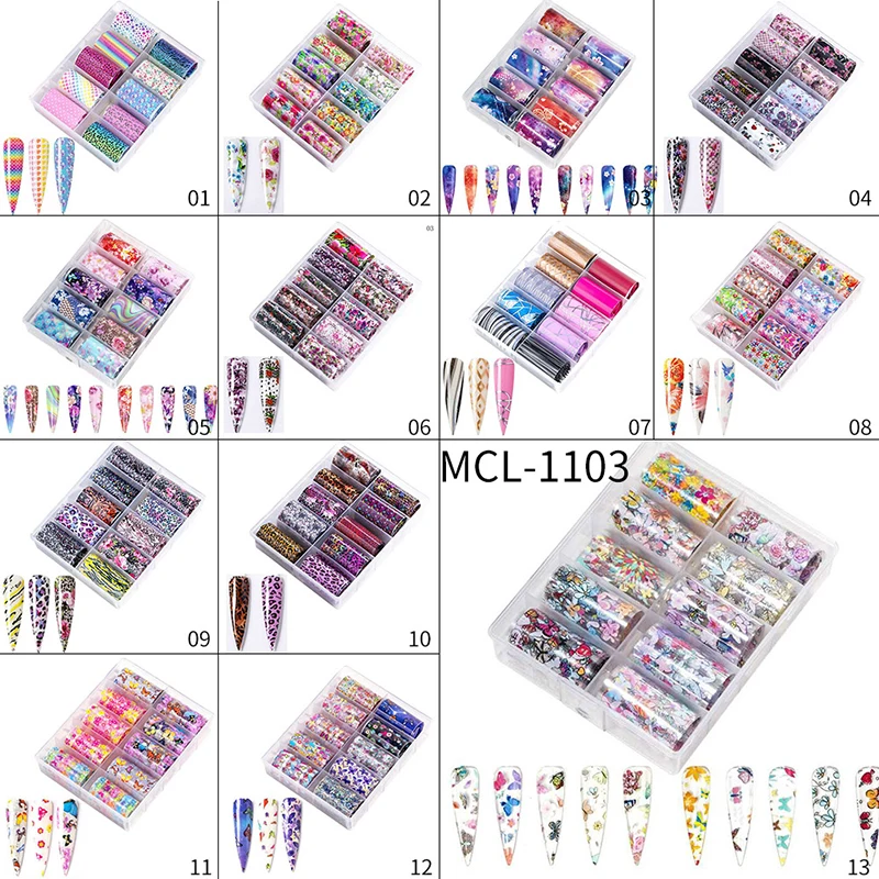 Голографические Звездные наклейки для ногтей лазерные небесная бумага 4*42 см