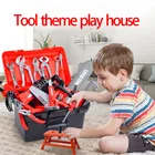 Детский набор инструментов сделай сам с электроинерционным механизмом, набор игрушек, отвертка для ремонта цепной пилы, игровой домик, игрушка для мальчика